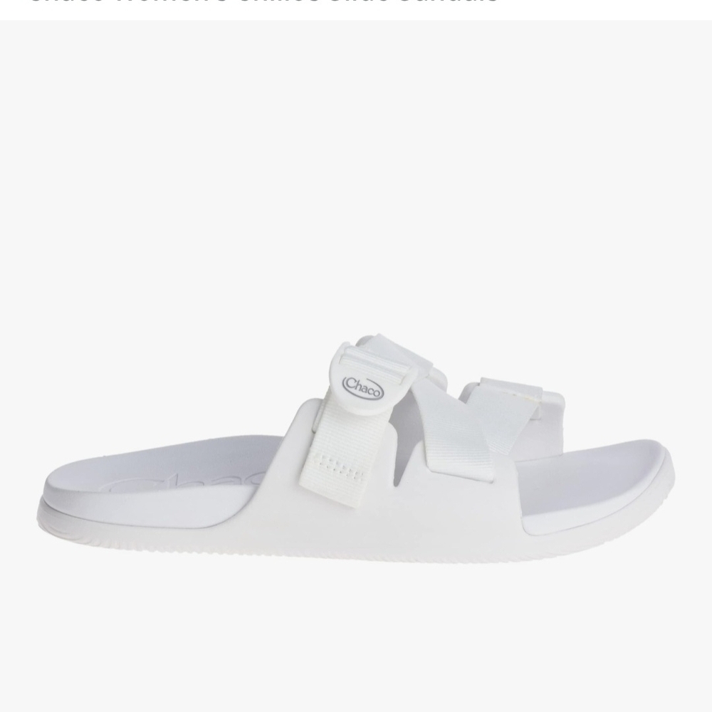 Chaco Classic White Slide Sandals